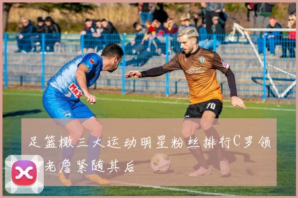 足篮橄三大运动明星粉丝排行C罗领衔老詹紧随其后